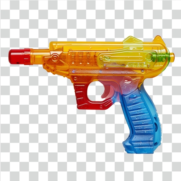 PSD pistola de agua psd en un fondo transparente