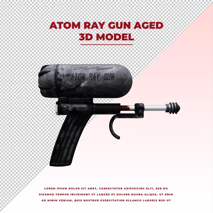 PSD pistola atom ray invecchiata