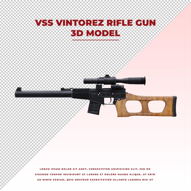 Pistola fusil VSS Vintorez