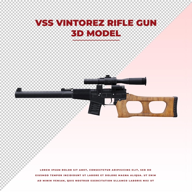 PSD pistola fusil vss vintorez