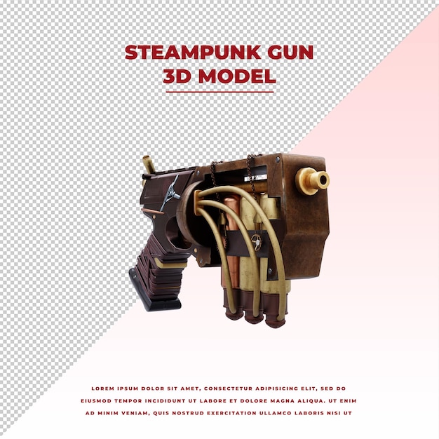 PSD pistola steampunk