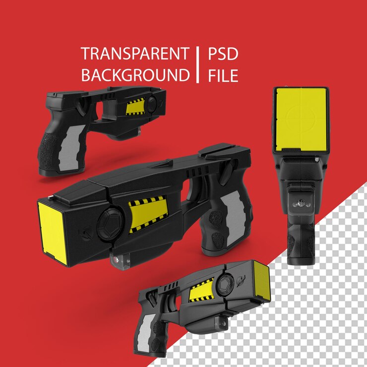 PSD pistola taser de la policía png