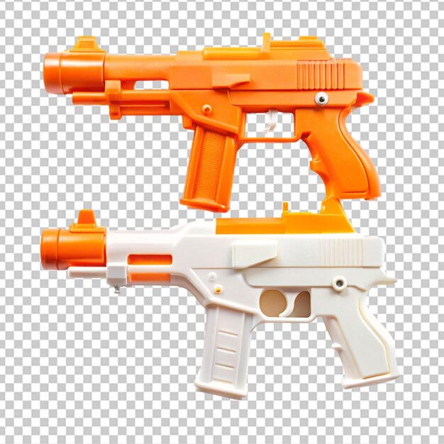 PSD pistola en transparente aislado ilustración de renderización 3d