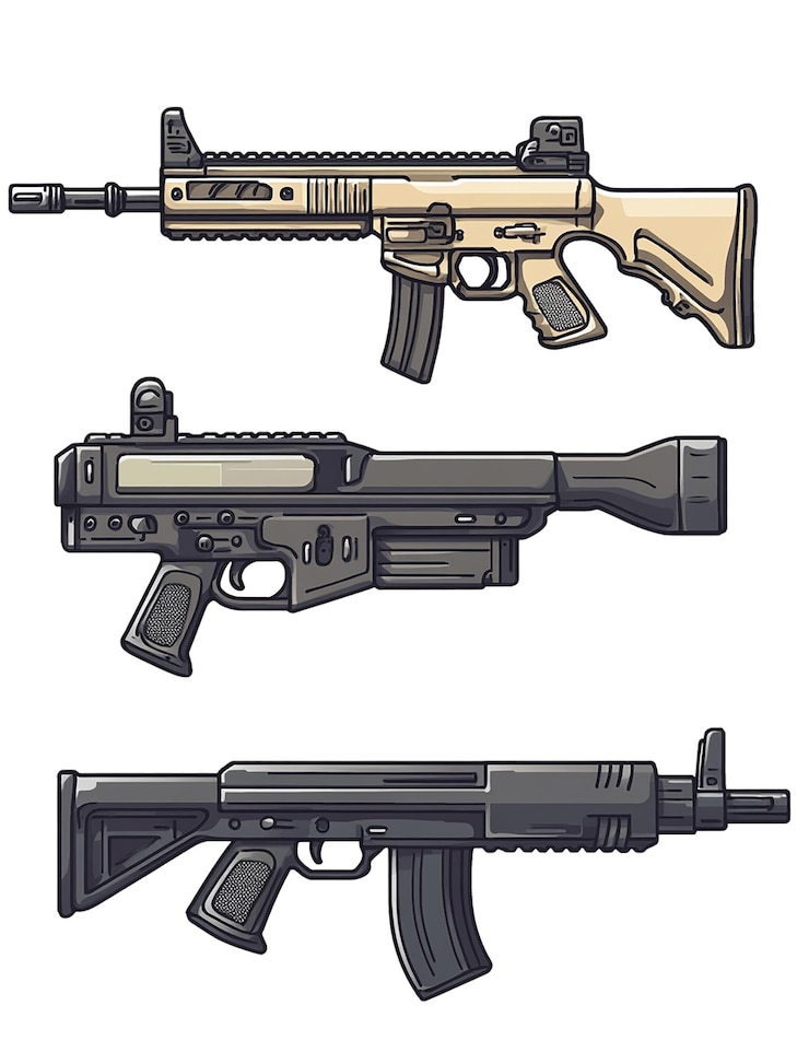 PSD pistolet à fond transparent