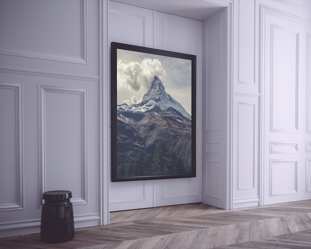 Pittura mock up di progettazione