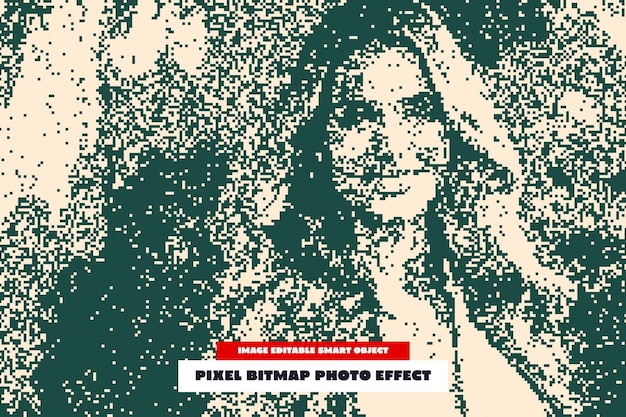 Pixel-Bitmap-Fotoeffekt