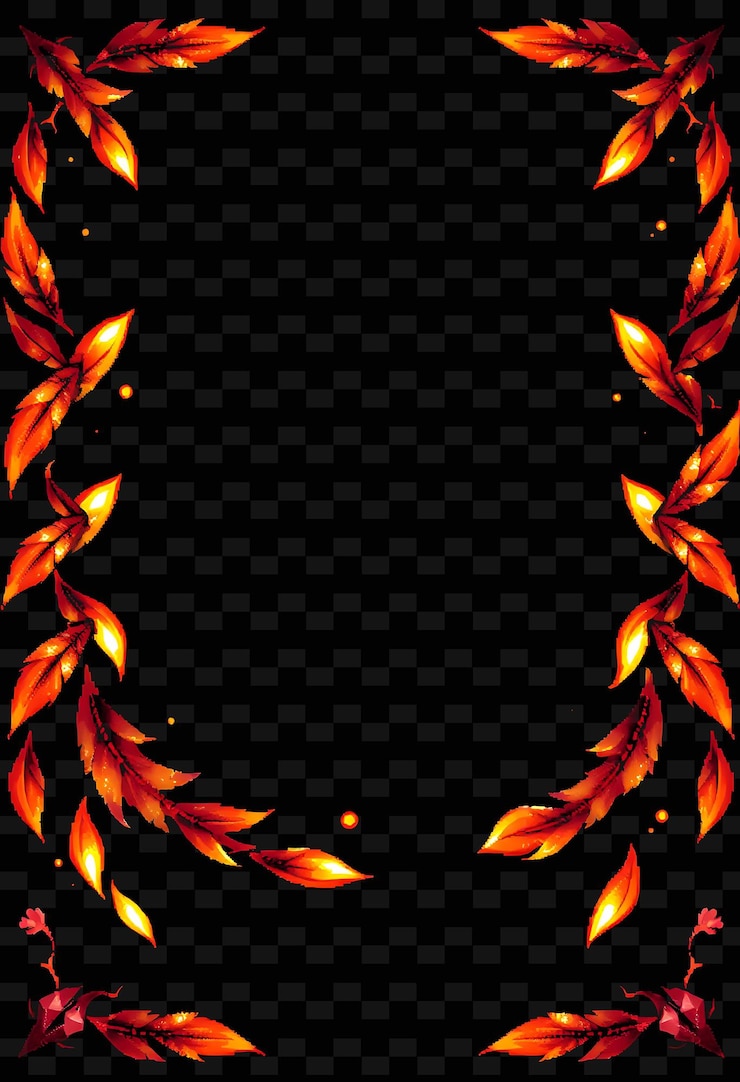 PSD pixel feather border frame piume soffice e luminose circondano il fr png frame cinese stylea