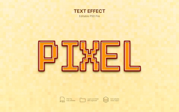 Pixelizace – textový efekt