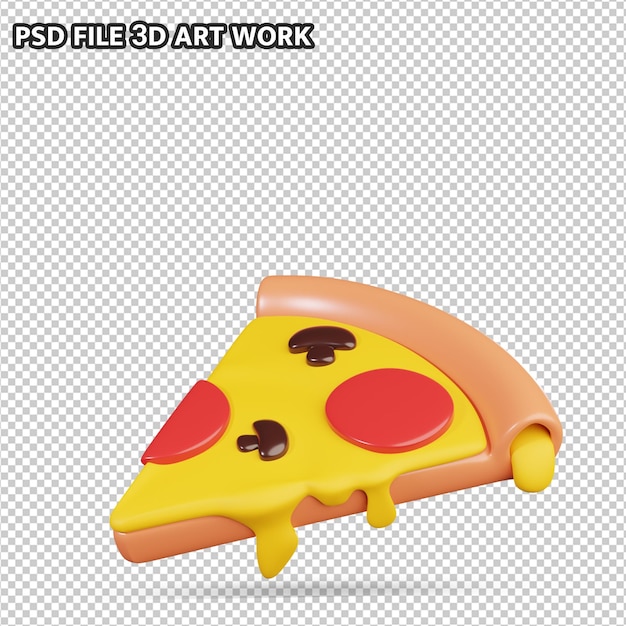 PSD pizza 3d