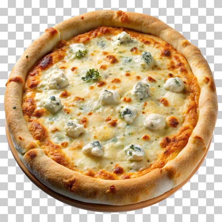 PSD pizza appena cotta con formaggio e crosta dorata