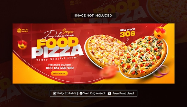 Pizza de Comida Deliciosa - Oferta Especial de Hoje