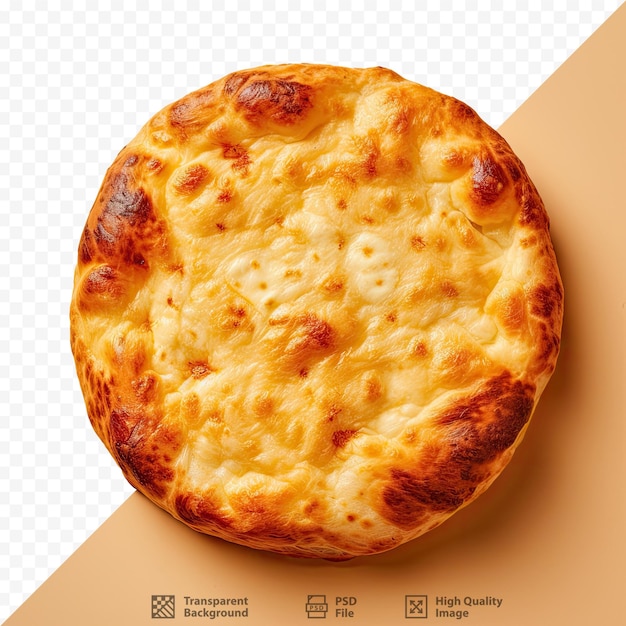 Una pizza con una foto de una pizza