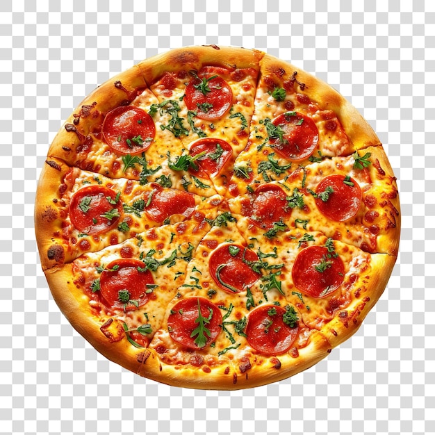 Pizza isolada em fundo transparente PNG