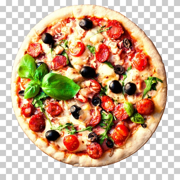pizza isolado fundo transparente