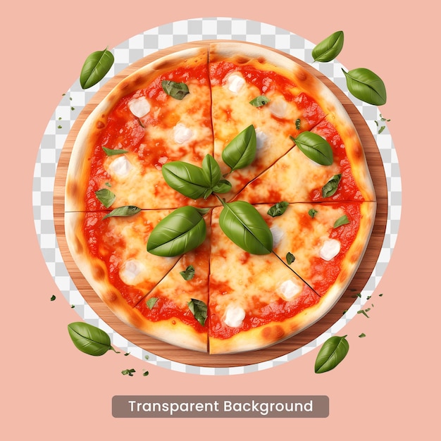 Pizza Isolée Avec Fond Transparent