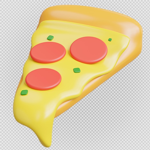 Pizza minimal 3d