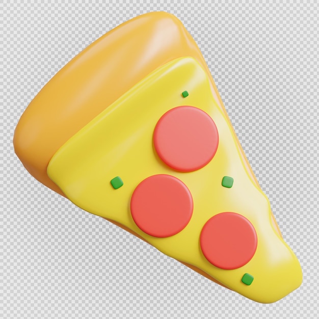Pizza minimal 3d