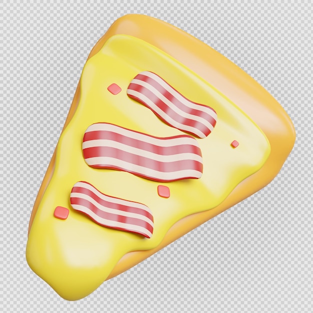 Pizza minimal 3d