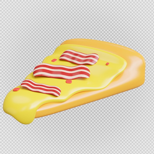 Pizza Minimale 3d