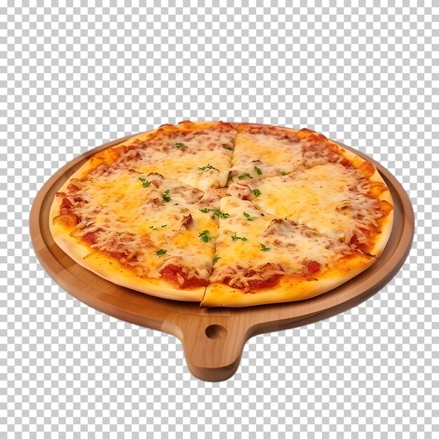 PSD pizza saborosa isolada em fundo transparente