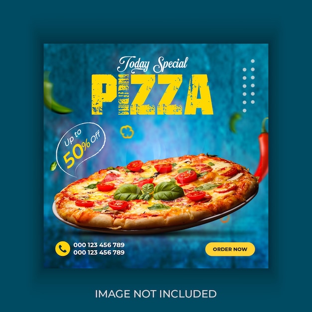 Pizza-Social-Media-Beitrag