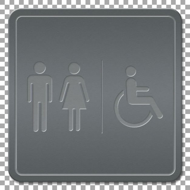 placa de metal indicando área de serviços