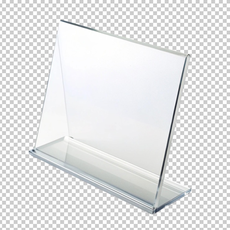 PSD placa de vidrio acrílico decorativo para exhibiciones