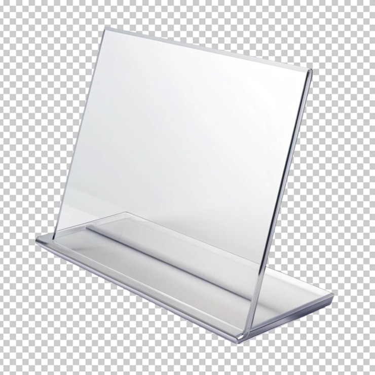 PSD placa de vidrio acrílico decorativo para exhibiciones
