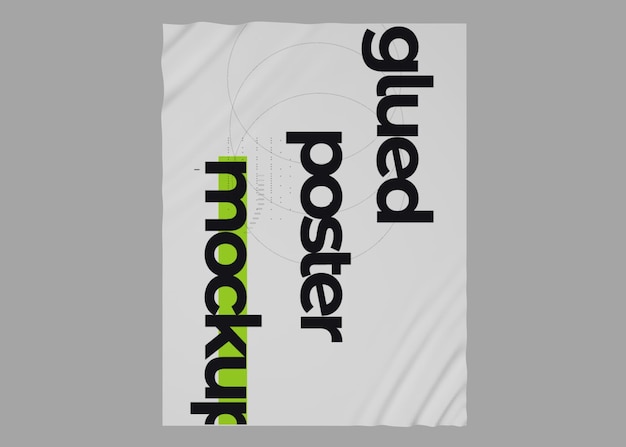 Plakatmodell, realistisches Modell