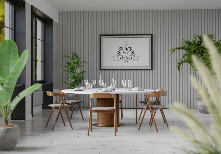 PSD plakatrahmen im wohnzimmer psd mockup