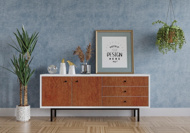 Plakatrahmen im Wohnzimmer