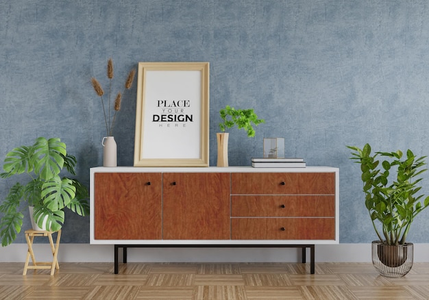 Plakatrahmen im Wohnzimmer