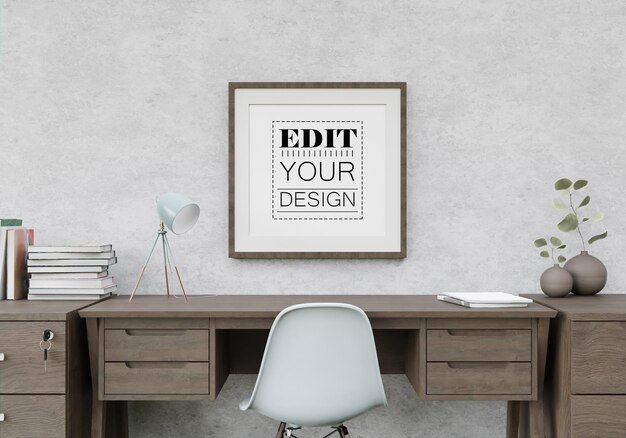 Plakatrahmenmodell im Wohnzimmer