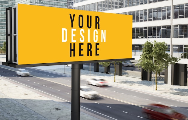 Plakatwerbung im Innenstadtmodell der Stadt