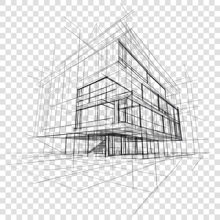 PSD plan de construction du bâtiment