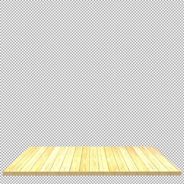 Planche De Bois Rendu 3d Isolé