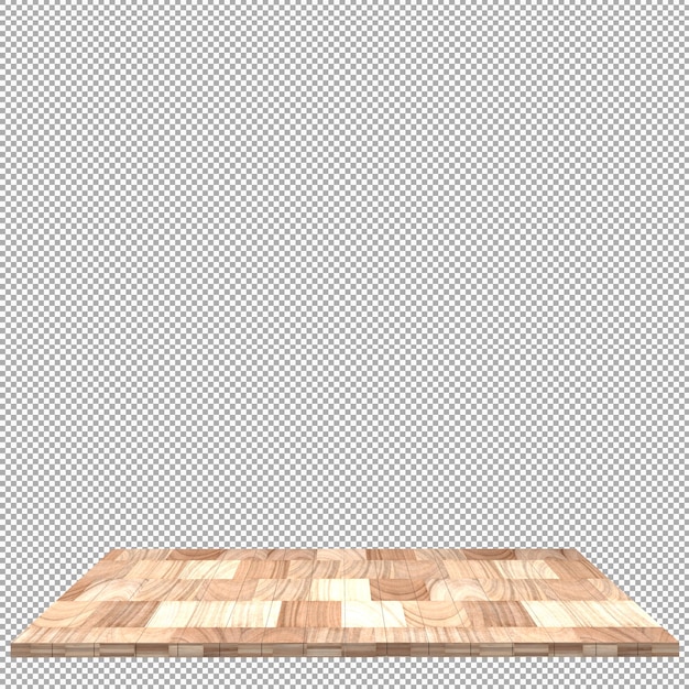 Planche De Bois Rendu 3d Isolé