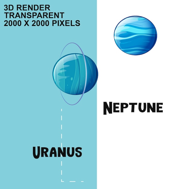 Planeten des Sonnensystems Infografische Vorlage
