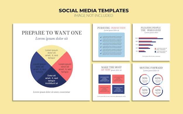 Planificación financiera plantillas de publicaciones en redes sociales de instagram