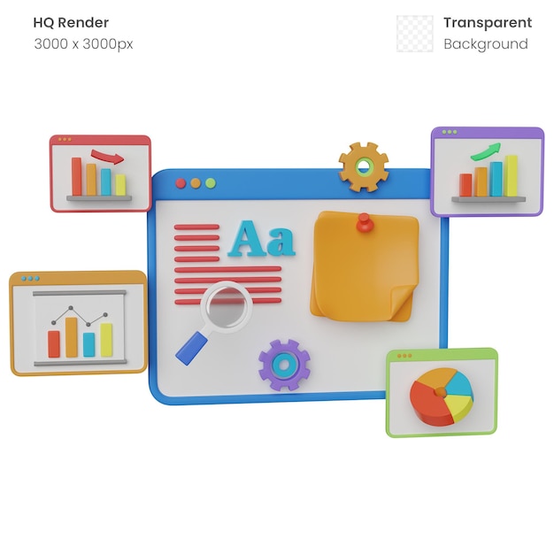 Planification D'entreprise Illustration 3d