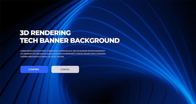 Plano de fundo abstrato de banner de tecnologia sci-fi para sites