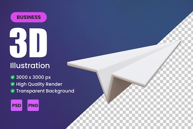 Plano de papel 3d enviar mensagem e transferir informações