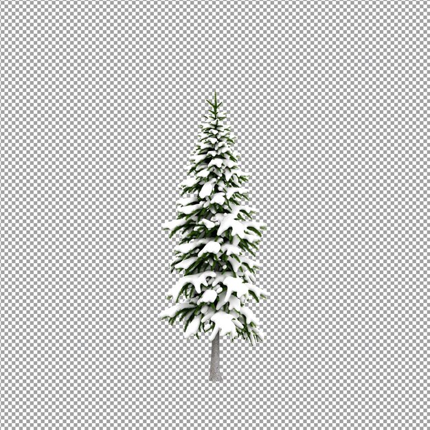 Planta bonita em renderização 3D isolada