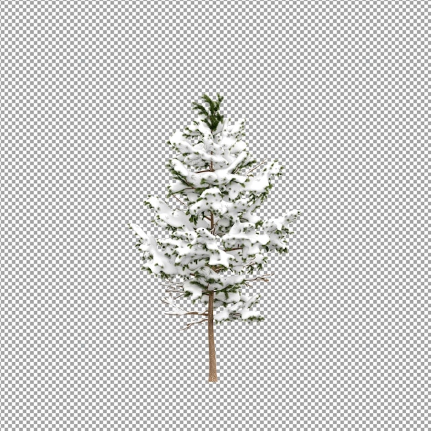 Planta bonita em renderização 3D isolada