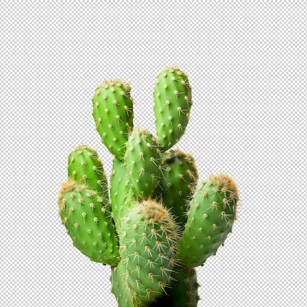 PSD planta de cactus en blanco