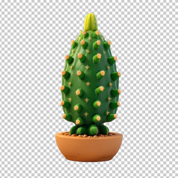 PSD una planta de cactus linda en png