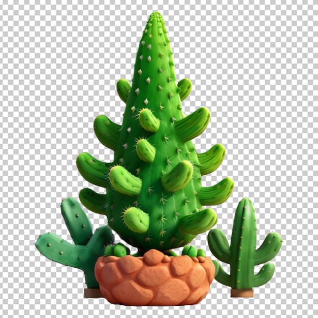 PSD una planta de cactus linda en png