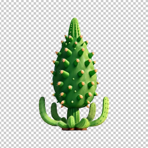 PSD una planta de cactus linda en png