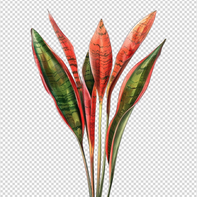 PSD planta de cobra isolada em fundo transparente png