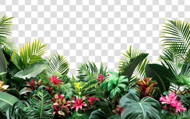 Planta de flores naturais tropicais da fronteira da PNG